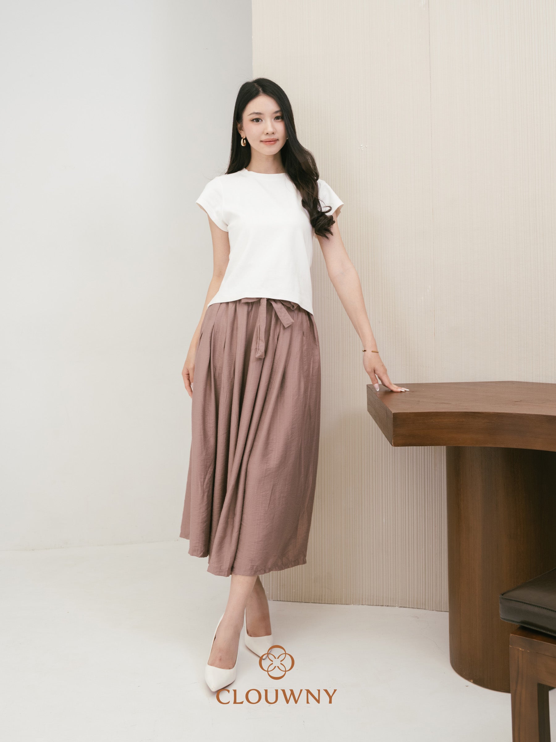 Emilia Cullote Pants - Dark Mauve